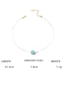 thumb Brass Glass beads Geometric Bohemia Beaded Necklace 4