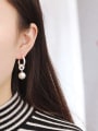 thumb Copper Imitation Pearl Geometric Vintage Huggie Trend Korean Fashion Earring 3