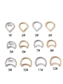 thumb Stainless steel Cubic Zirconia Water Drop Hip Hop Nose Rings(Single Only One) 0