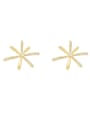 thumb Copper Cubic Zirconia Geometric Dainty Stud Trend Korean Fashion Earring 2