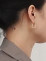 thumb Copper Shell Geometric Minimalist Stud Trend Korean Fashion Earring 2