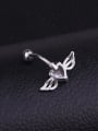 thumb Stainless steel Cubic Zirconia Wing Hip Hop Belly Rings & Belly Bars 2