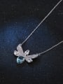 thumb Brass Cubic Zirconia Bee Cute Necklace 1