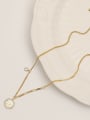 thumb Brass Shell Geometric Minimalist Trend Korean Fashion Necklace 3