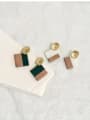 thumb Copper Shell Geometric Minimalist Drop Trend Korean Fashion Earring 2