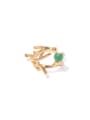 thumb Brass Imitation Pearl Tree Trend Single Earring( Single Only One) 0