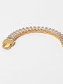 thumb Brass Cubic Zirconia Geometric Vintage Link Bracelet 4