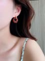 thumb Copper Acrylic Geometric Ethnic Stud Trend Korean Fashion Earring 1