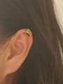 thumb Brass Irregular Minimalist Single Earring (Single) 1