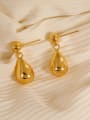 thumb Brass Water Drop Minimalist Drop Earring 2