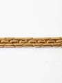 thumb Brass Geometric Vintage Irregular wide chain Link Bracelet 3
