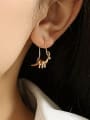 thumb Brass Animal Cute Hook Earring 1