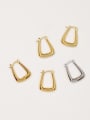thumb Brass Geometric Minimalist Huggie Trend Korean Fashion Earring 0