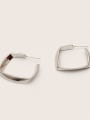 thumb Brass Geometric Minimalist Stud Trend Korean Fashion Earring 3
