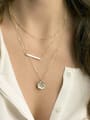 thumb Stainless steel Geometric Dainty Multi Strand Necklace 0