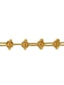 thumb Brass  Hollow Geometric Knot Artisan Bracelet 2