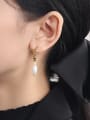 thumb Brass Imitation Pearl Irregular Minimalist Single Earring 1