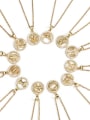 thumb Brass Cubic Zirconia  Vintage Constellation Pendant Necklace 3
