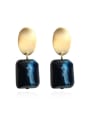 thumb Copper Cellulose Acetate Geometric Minimalist Drop Trend Korean Fashion Earring 0