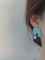 thumb Alloy Acrylic Geometric Minimalist Stud Earring 1