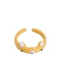 thumb Brass Enamel Bear Cute Band Ring 0