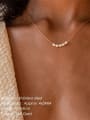 thumb Stainless steel Imitation Pearl Minimalist Necklace 2