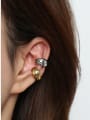 thumb Brass Geometric Artisan Stud Earring(Single) 1