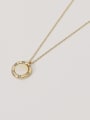 thumb Brass Shell Geometric Minimalist Trend Korean Fashion Necklace 4