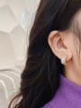 thumb Alloy Cubic Zirconia Geometric Minimalist Stud Earring 1