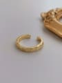 thumb Copper Geometric Minimalist Band Fashion Ring 0