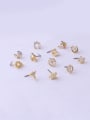 thumb Stainless steel Cubic Zirconia Crown Hip Hop Nose Studs 2
