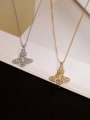thumb Brass Cubic Zirconia Star Trend Necklace 1