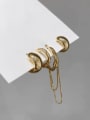 thumb Brass Geometric Vintage Tassel  Set  Drop Earring 0