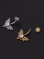 thumb Stainless steel Cubic Zirconia Geometric Hip Hop Stud Earring(Single Only One) 2
