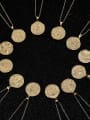 thumb Brass Constellation Vintage Round Pendant Necklace 1