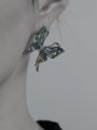 thumb Brass Butterfly Vintage Stud Earring 1