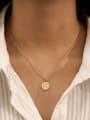 thumb Brass Coin Vintage Necklace 2