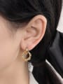 thumb Brass Geometric Ethnic Drop Earring 1