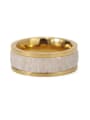 thumb Brass Geometric Minimalist Band Ring 2
