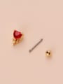 thumb Brass Cubic Zirconia Wing Cute Single Earring(Single Only One) 4