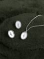 thumb Brass Minimalist Star  Earring and Necklace Set 0