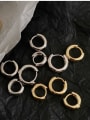 thumb Copper Geometric Minimalist Huggie Trend Korean Fashion Earring 1