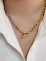 thumb Brass Hollow  Geometric Chain Vintage Necklace 1