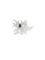 thumb Brass Cubic Zirconia  Vintage Shaped Spider  Band Ring 1