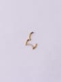 thumb Stainless steel Cubic Zirconia Water Drop Hip Hop Nose Rings(Single Only One) 4