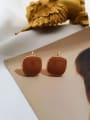 thumb Copper Resin Geometric Vintage Stud Trend Korean Fashion Earring 1