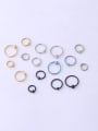 thumb Stainless steel Round Minimalist Nose Rings 2