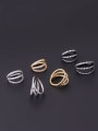 thumb Stainless steel Cubic Zirconia Geometric Hip Hop Nose Rings 1