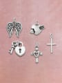 thumb Stainless Steel Heart Cross DIY Accessories 1