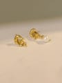 thumb Brass Freshwater Pearl Geometric Vintage Drop Earring 1
